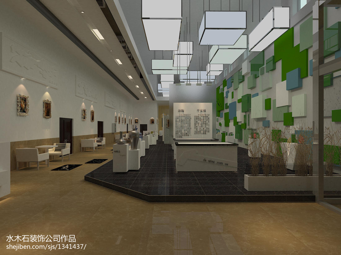 元素展馆设计 从概念到视觉呈现的装修效果图解析